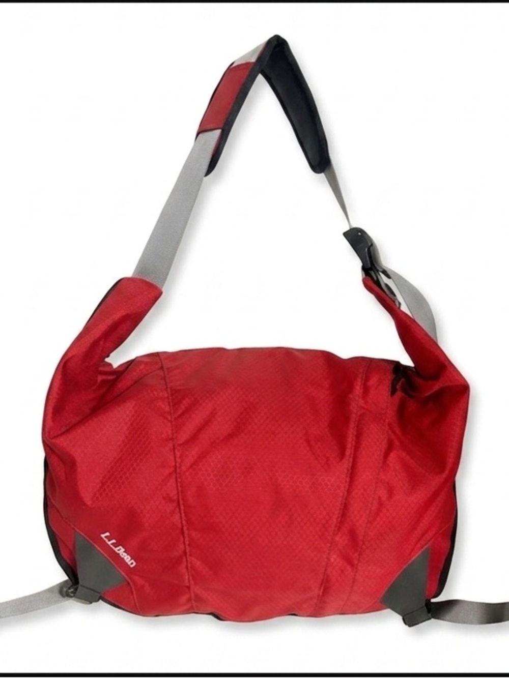 LL Bean Nylon Commuter Courier Messenger Bag Adjustable Padded Shoulder Strap ❤️
